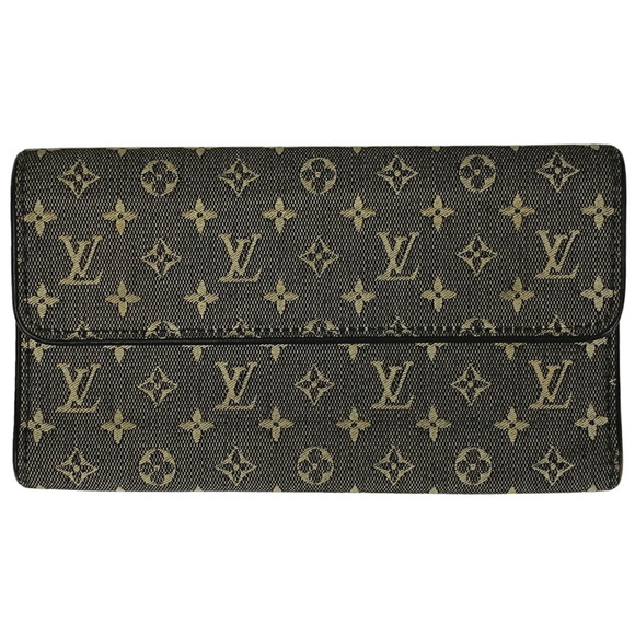 Louis Vuitton Noir Wallet Tresor Tri Coin Monogram Billfold Porte Black - Picture 1 of 6